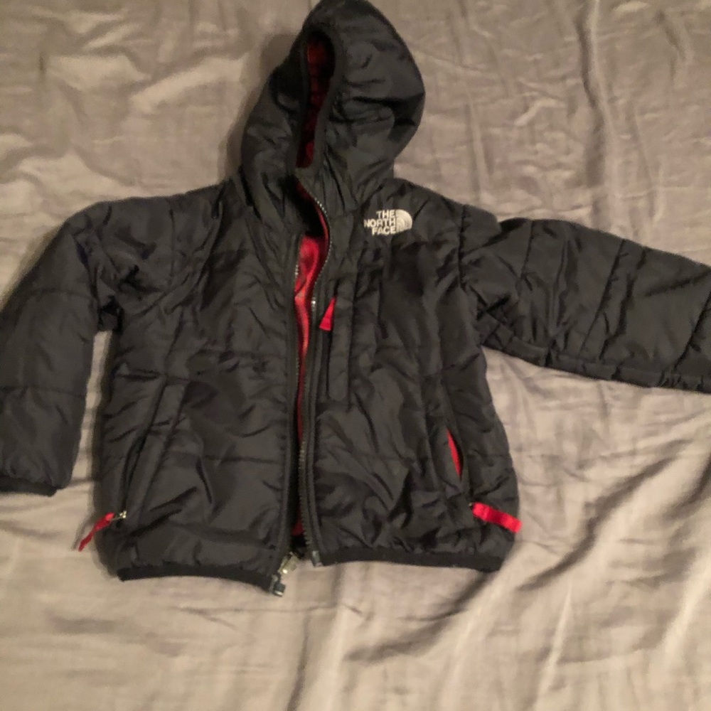2t north face jacket reversible